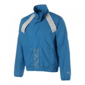  new goods!PUMA{ Puma }! training wear windbreaker scRUNble men's u-bn jacket! blue! size XL!