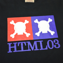 HTML03 メンズＴシャツ【ブラック/M】 新品！_画像3