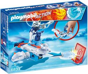  быстрое решение! новый товар PLAYMOBIL 6833 лёд робот . диск shooter Play Mobil 