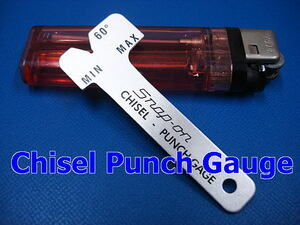 即落!スナップオン*希少*チゼルゲージ/Chisel Punch Gauge/キータグ/キーホルダー