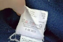 adidas アクリルジップジャケット メンズ M 紺_画像3