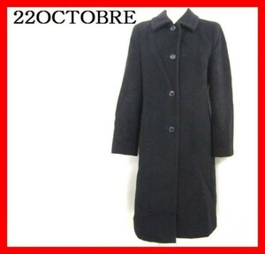 22OCTOBRE Anne gola coat lady's 38 black 