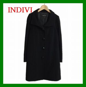 INDIVIアンゴラ混 コート INDIV ISIZE 38(S)