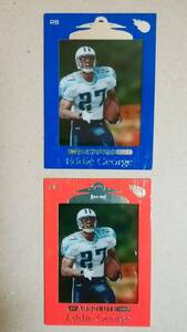 NFLカード　EDDIE GEORGE / PLAYOFF ABSOLUTE SSD 99 計5種　オイラーズ　タイタンズ　RB