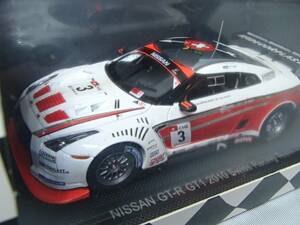 エブロ 1/43　ニッサン GT-R GT1 2010 #3 Swiss Racing Team （44355）