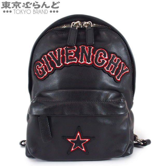 高速配送 GIVENCHY ジバンシィ URBAN BACKPACK ロゴプリントレザー