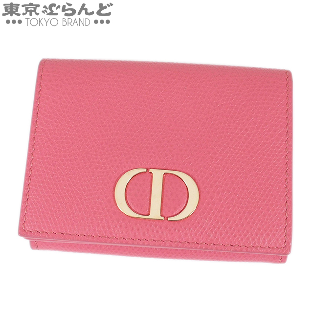最新作 C① Dior ディオール 三つ折り財布 財布 トロッター ワイン