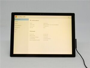 中古　SurfacePro　1724◆Corei5　6300U　◆M.2 SSD 256GB◆メモリ8GB◆　　バッテリー充電できない為ジャンク扱い 　