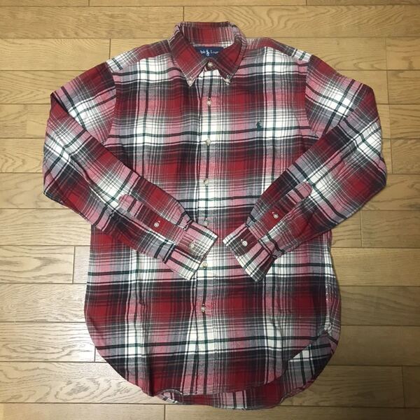 Ralph Lauren LONG SLEEVE SHIRTS size-S(着丈75身幅59) 中古(美品) 送料無料 NCNR