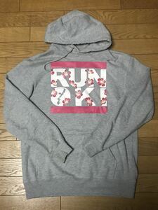 RUN OKI HOODIE size-L(着丈64身幅54) 中古(美品) 送料無料 NCNR