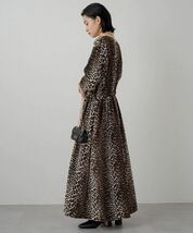 新品　ラウンジドレス　loungedress レオパードワンピース ロングワンピース 豹柄　ヒョウ柄_画像8