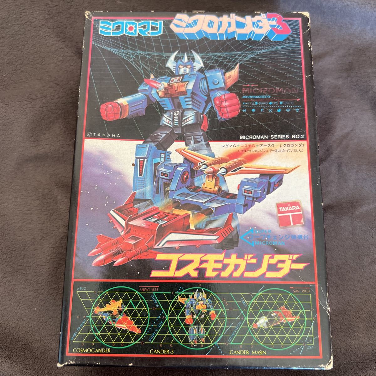 超安い品質 ミクロマン ミクロガンダー3 コスモガンダー 3点セット