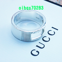 ♪即決♪新品　未使用 GUCCI　グッチ　ブランテッドＧリング10号_画像3