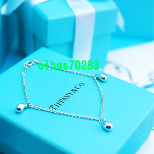 ♪即決♪新品　未使用 TIFFANY &Co. ティファニー3ティアドロップブレスレット