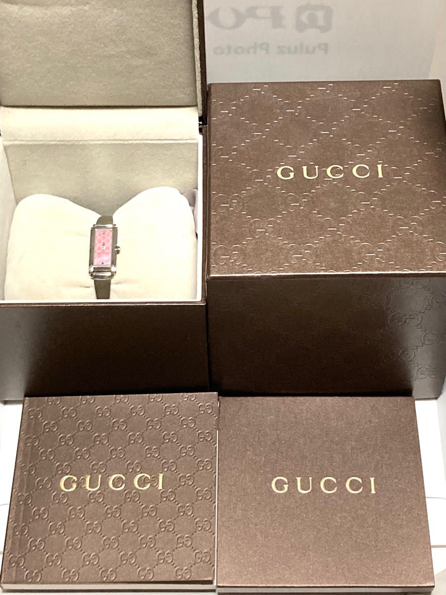 オールドグッチ時計 GUCCI時計 シェリーライン人気 電池交換済 オールドグッチ時計 GUCCI時計 シェリーライン人気 電池交換済