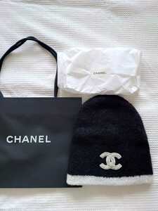 2023★CHANEL★新品★ニット帽・ニットキャップ・黒/シャネル・帽子