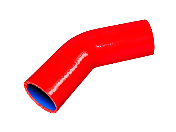 TOYOKING シリコンホース エルボ 45度 同径 内径Φ114mm 赤色 ロゴマーク無し ラジエーター ホース 等 汎用品