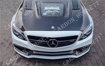 ★BENZ W205 C63 AMG カーボン フロント バンパー カバー《交換タイプ》☆_画像1