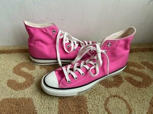  made in Japan Converse all Star HI pink 26.5cm made in japan