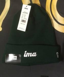 ★新品未使用★ Ima アイマ　[アムズデザイン] New Era Basic Knit Cap　Mossカラー　ニューエラ　フィッシングニットキャップ