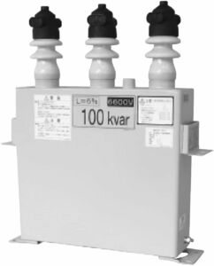 高圧進相コンデンサ〈油入自冷式〉 回路電圧6600V L=6％対応品 KL-8