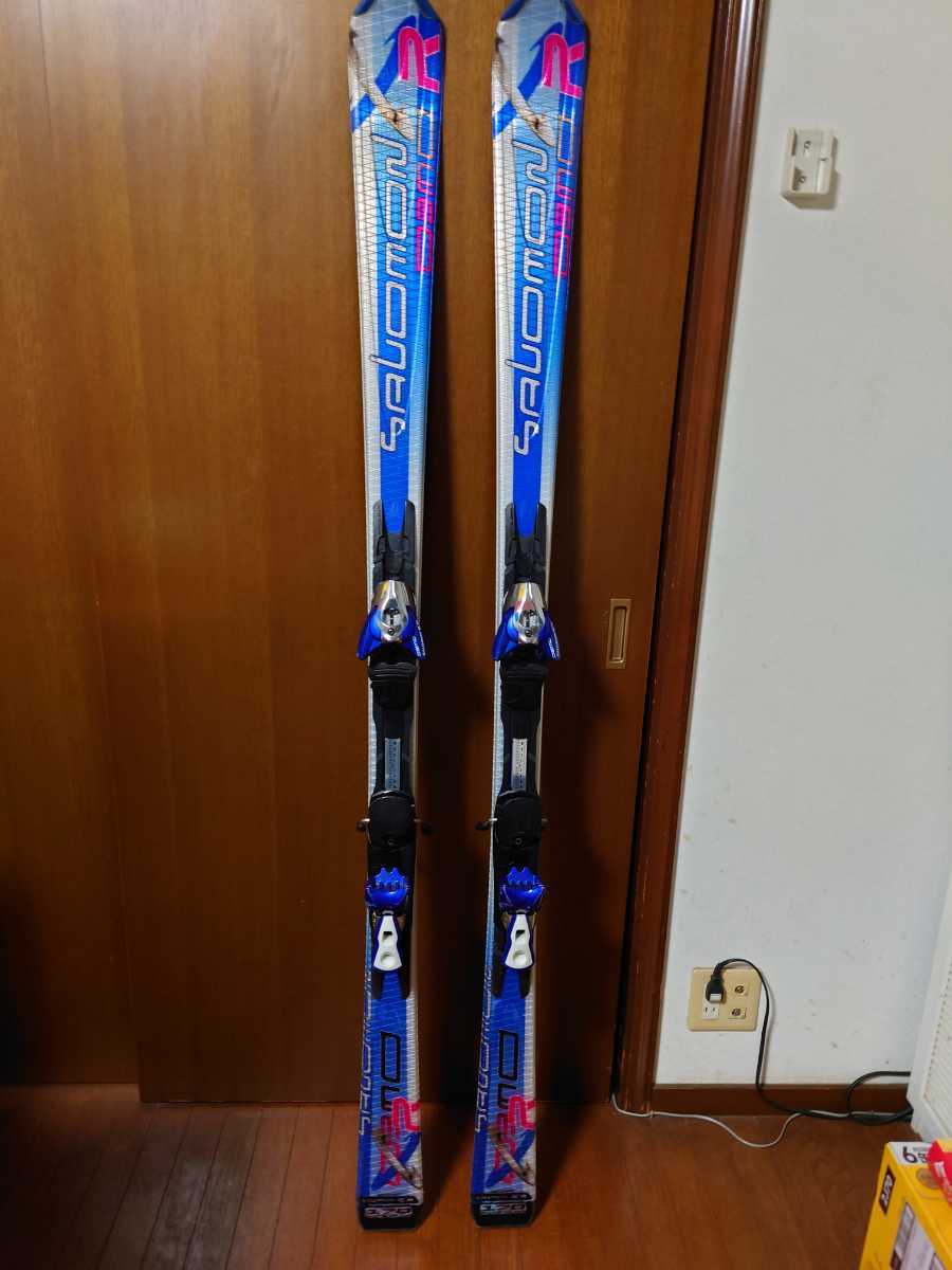 ディーラー 美品 スキー板 ビンディング付き171センチ サロモン