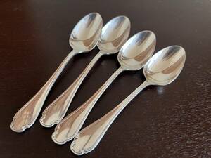  Chris to full ALFENIDEpompa doll original silver plating made tea spoon 4ps.@13.5cm/Christofle/506-8
