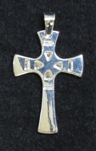  серебряный Cross подвеска с цепью ( номер товара :A543)