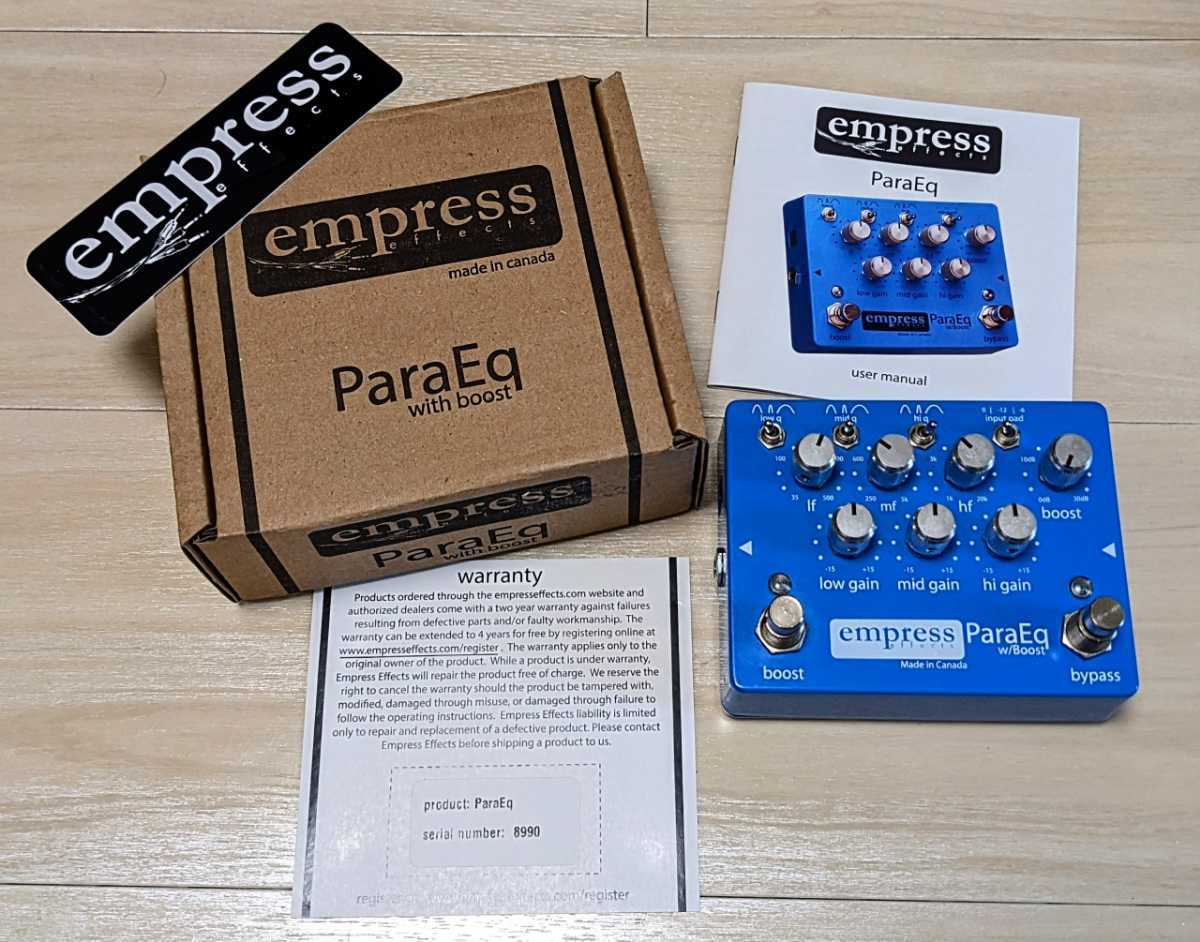 レッド系 Empress Effects Para EQ 生産終了 レア ※値下げ不可※