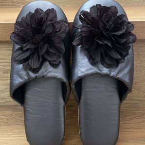 レディース スリッパ ブラウン / 参観日・懇談会・説明会・入学式・卒業式などの学校行事にも◎