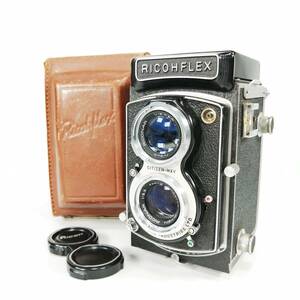 シャッターOK RICOH RICOHFLEX NEW DIA 二眼レフ フィルムカメラ TLRカメラ 中判 リコー リコーフレックス ニューダイヤ 8cm F3.5 現状