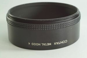 plnyeA003[とてもキレイ 送料無料] 86mm CONTAX METAL HOOD 4　コンタックス フード リング