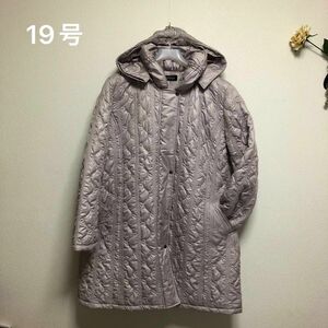 中綿コート キルティングコート レディース 薄紫 19号 