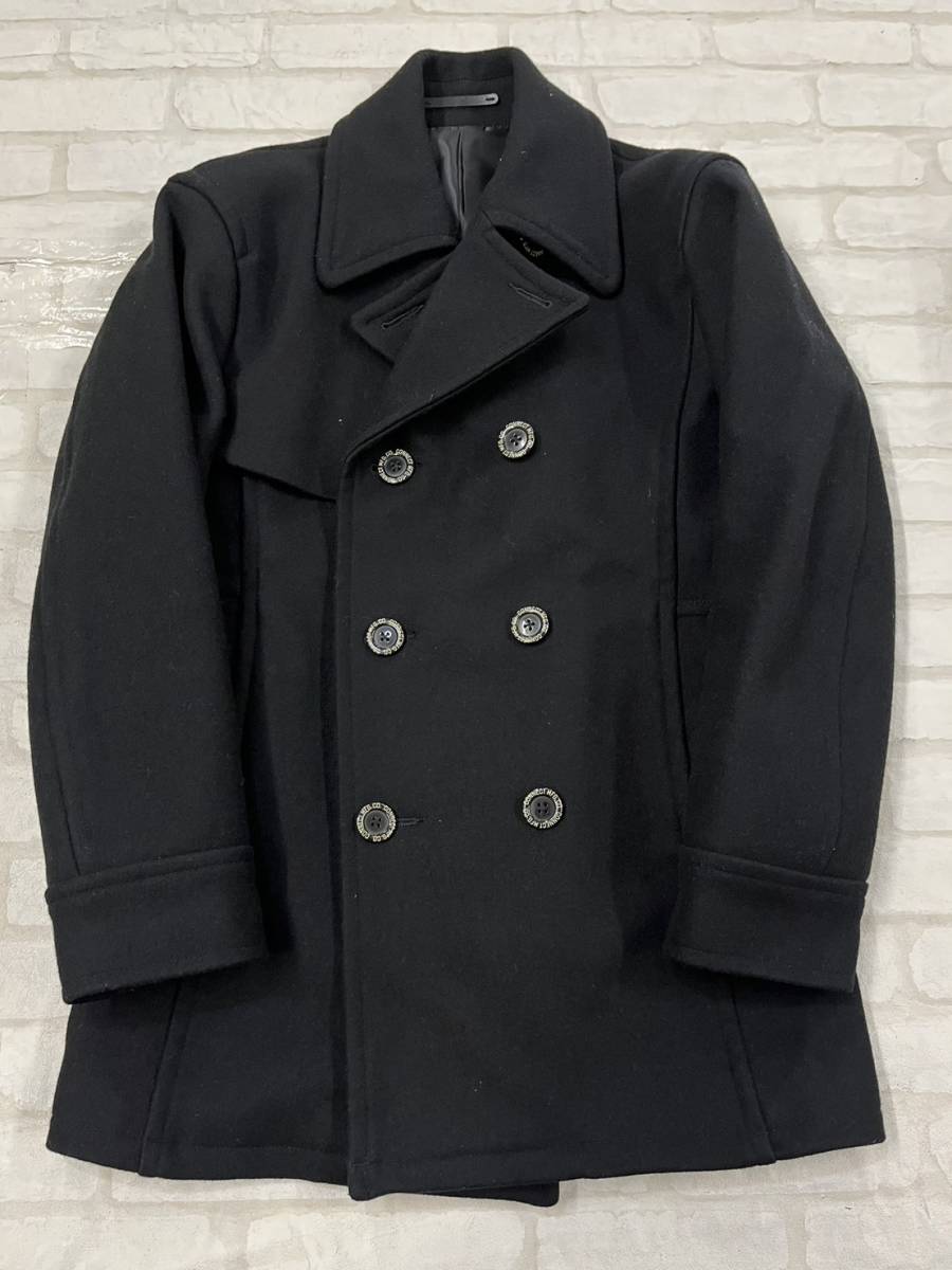 美品】Pherrow's フェローズ Pコート XL(42)ブラック