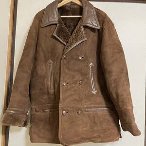 SHEARLiNG fur coat men's jacket outer coat Vintage 