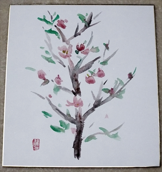 1088☆☆शिकिशी, युजी ओची, फूल पेंटिंग, कैरिन, पश्चिमी चित्रकार, एहिमे सैजो, क्योटाटौ☆, चित्रकारी, जापानी पेंटिंग, फूल और पक्षी, पक्षी और जानवर