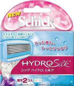 シック Schick ハイドロシルク 替刃 (2コ入) 女性用 カミソリ　HYS-21