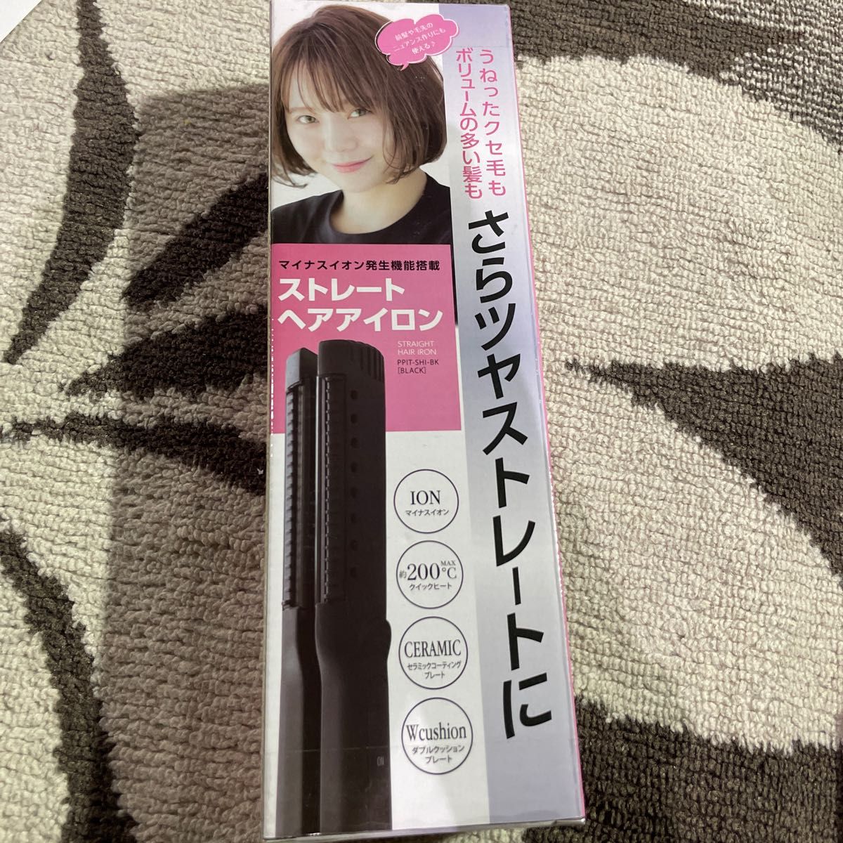 新品】 KINUJO W 絹女 ストレートヘアアイロン DS100-BK worldwide ...