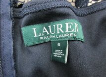 RALPH LAUREN/ラルフローレン：レース ドレス ワンピース ネイビー サイズ6/レディース/婦人/中古/USED_画像5