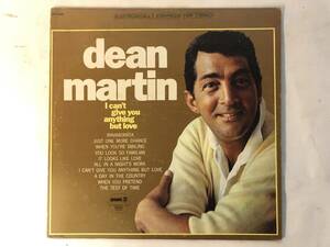 21218S US盤 12inch LP★DEAN MARTIN/I CAN'T GIVE YOU ANYTHING BUT LOVE★SPC-3089