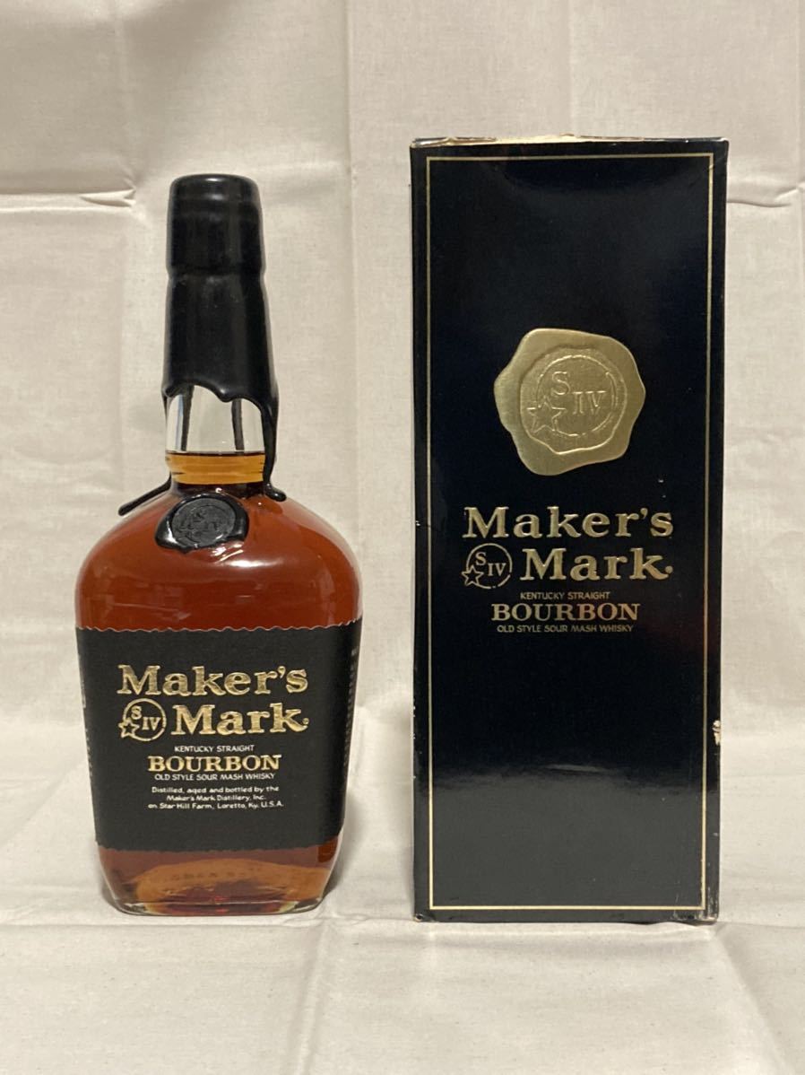 『1年保証』 バーボン古酒 メーカーズマーク MAKER´S MARK ブラックトップ