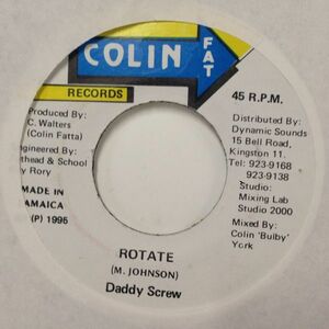 EPレコード　DADDY SCREW / ROTATE (NATURAL)