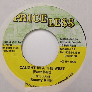 EPレコード　BOUNTY KILLER / CAUGHT IN A THE WEST (1/4-12)