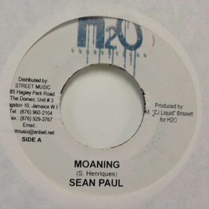 EPレコード　SEAN PAUL / MOANING (INFRA-RED)