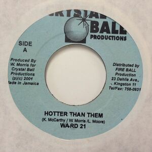 EPレコー WARD 21 / HOTTER THAN THEM (RACHICK)