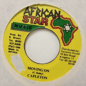 EPレコード　CAPLETON / MOVING ON (SITTING AND WAITING)