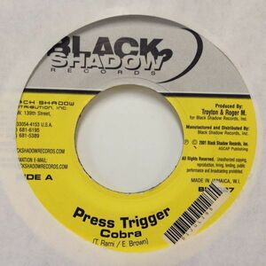 EPレコード　COBRA / PRESS TRIGGER (THE BUZZ)