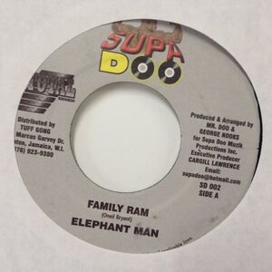 EPレコード　ELEPHANT MAN / FAMILY RAM (HI FEVER)