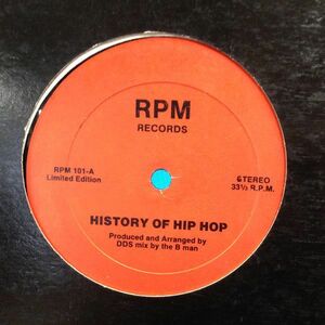 12inchレコード　DOUBLE & STEINSKI / HISTORY OF HIP HOP