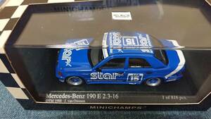 1/43 MINICHAMPS 1988年DTM メルセデスベンツ190E 2.3-16#15 J.van Ommen